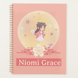 Agenda Anime Kawaii Girl Coral Cream