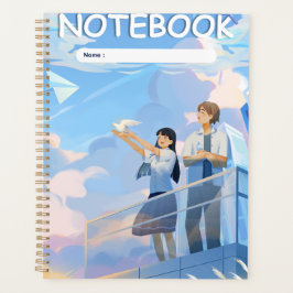 Agenda Anime Sky "Caderno" | Momentos Tranquilos de Estud