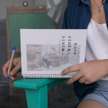 Agenda Ano de Tipografia de Foto Mínima<br><div class="desc">Crie seu planejador personalizado para 2025. Design apresenta uma aparência minimalista com uma fotografia de sua escolha,  uma sobreposição e o nome de leitura de tipografia,  Personalize o texto para 22/2010 planejador do TWENTY CINCO.</div>
