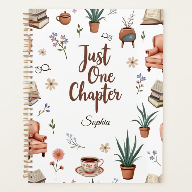 Agenda Apenas Um Capítulo | Nome personalizado (Frente)
