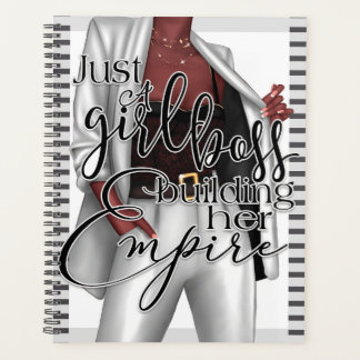 Agenda Apenas Um Chefe De Menina Construindo Seu Notebook