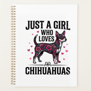 Agenda Apenas Uma Garota Que Ama Chihuahuas Desenho Vinta