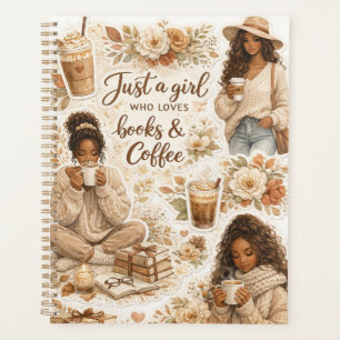 Agenda Apenas uma garota que ama livros e café