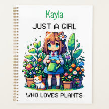 Apenas uma garota que ama plantas personalizadas