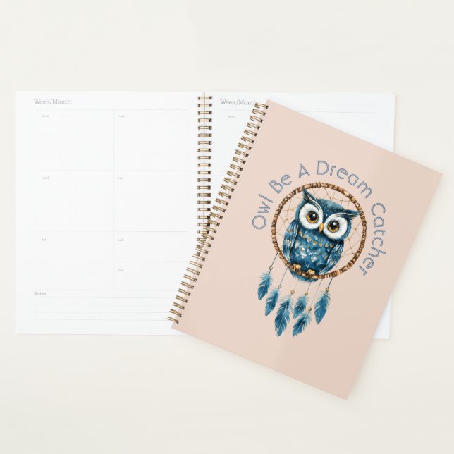 Agenda Apoiador de Sonhos Coruja Azul (Exibição)