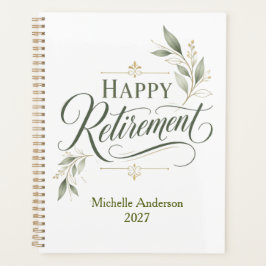 Agenda Aposentadoria Feliz Nome Personalizado