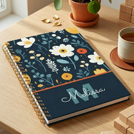 Agenda Apreciação ao Professor Floral Botânico Escuro