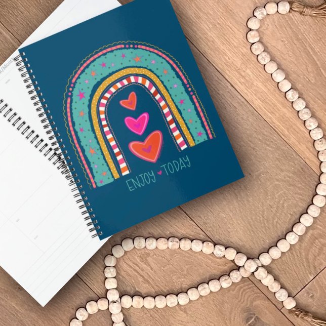 Agenda Aproveite hoje a divertida inspiração Arco-Íris In (Criador carregado)