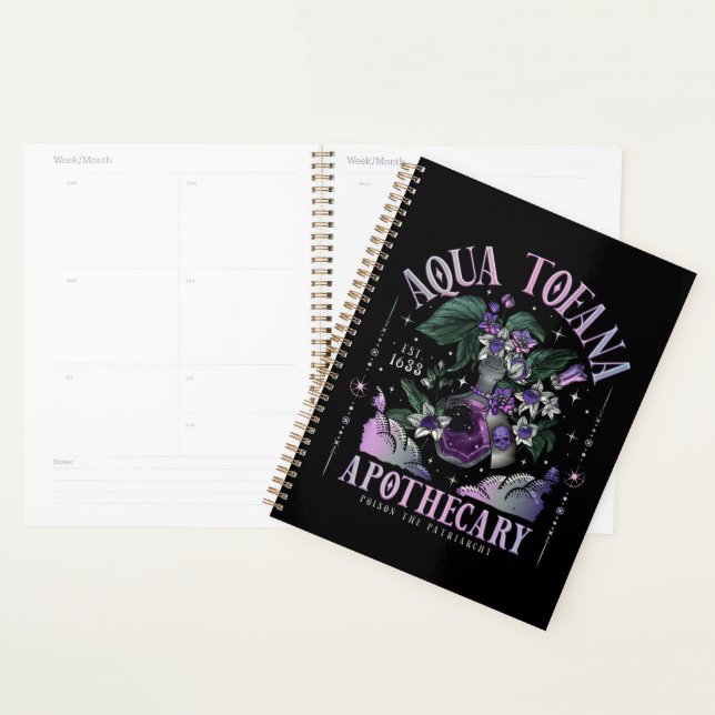 Agenda Aqua Tofana Planner (Exibição)