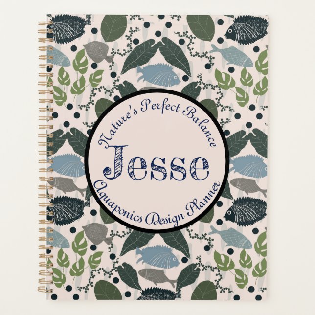 Agenda Aquaponics Planner | Planeamento do Jardim (Frente)