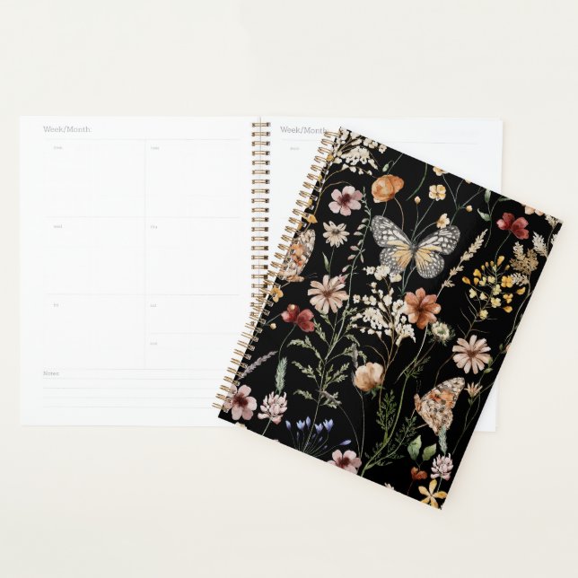 Agenda Aquarela Boho Floral (Exibição)
