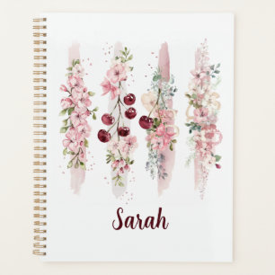 Agenda Aquarela Floral de Cerejeira, Adicionar Nome