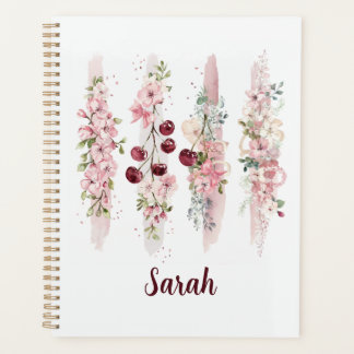 Agenda Aquarela Floral de Cerejeira, Adicionar Nome