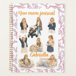 Agenda Aquarela floral vintage, autoperfeito chic para no