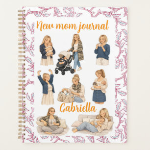 Agenda Aquarela floral vintage, autoperfeito chic para no