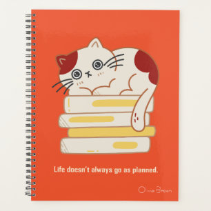 Agenda Aquele Gato Gato Gato Vermelho, com Nome