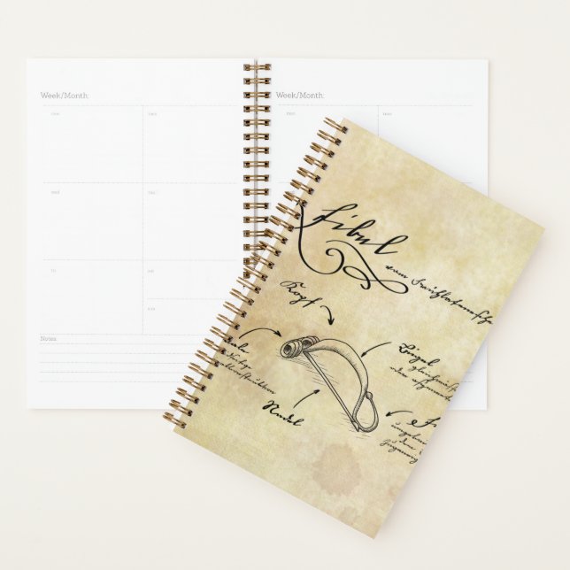 Agenda Archäologie Vintage Fibel Eisenzei (Exibição)