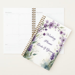 Agenda Arco Floral de Casamento Lavanda Lilás