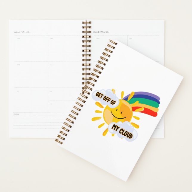 Agenda Arco-Íris Colorido Sai da Minha Nuvem (Exibição)