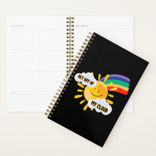 Agenda Arco-Íris Colorido Sai da Minha Nuvem