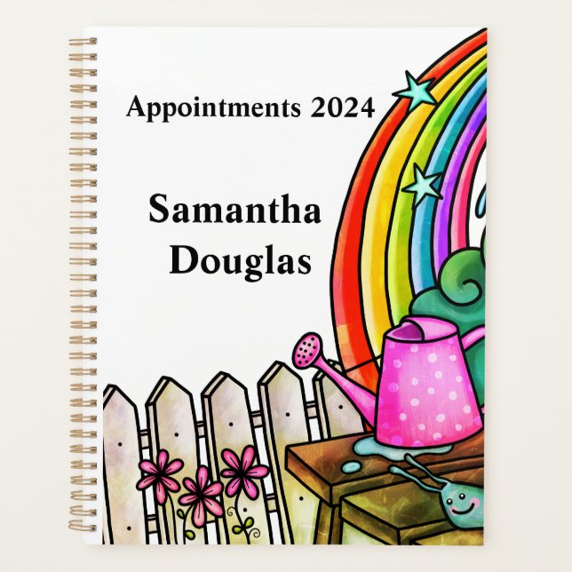 Agenda Arco-Íris e Jardinagem (Frente)