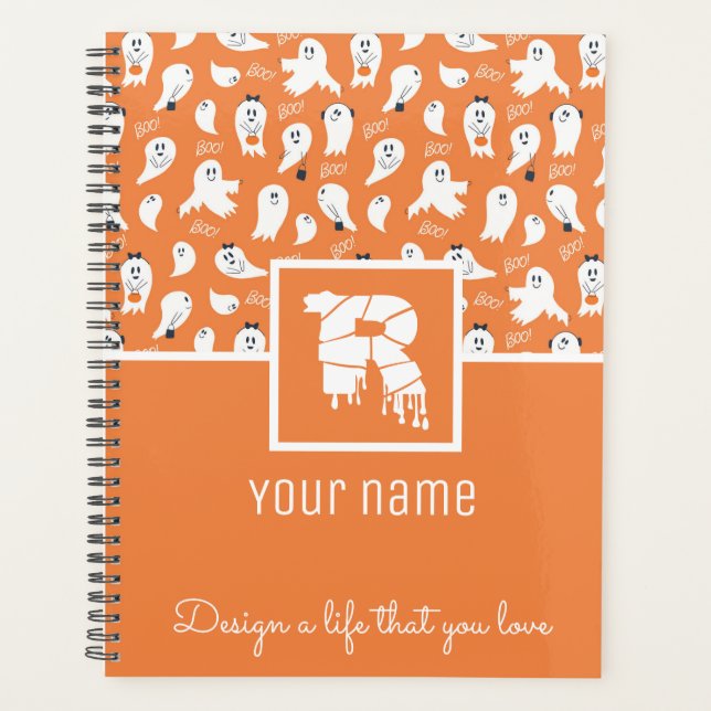 AGENDA ARCOS AZUIS R MONOGRAM PLANNER (Frente)