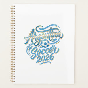 Agenda Argentina Futebol 2026 Futebol Negrito País Tipogr