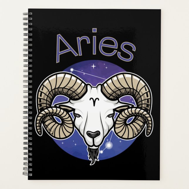 Agenda Aries Painel de Calendário de Sinais Zodiac (Frente)
