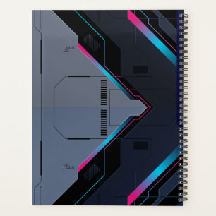 Agenda Armadura de Mecha Cyberpunk Missão de Jogador Pe