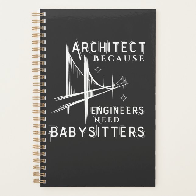 Agenda Arquiteto porque os Engenheiros precisam de babás (Frente)