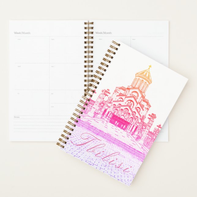 Agenda Arquitetura Tbilisi Georgia Cityscape Sameba (Exibição)