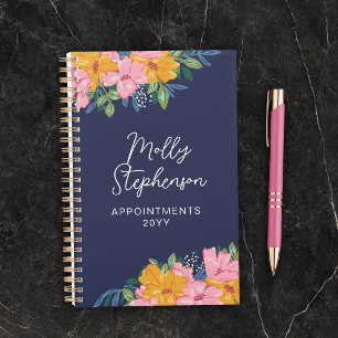 Agenda Arranjos Florais Rosa Amarelo Luxuriante Nome
