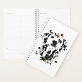 Agenda Art Dalmaciano Watercolor, Cachorro Dalmaciano Cac