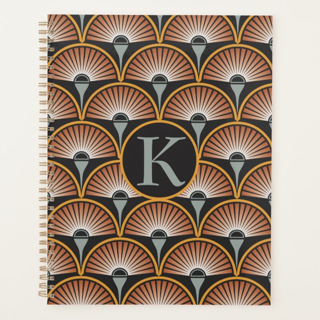 Agenda Art Deco Jazz Age Sunset Jukebox (Frente)