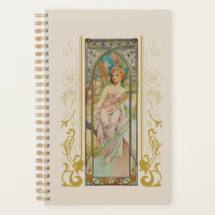 Agenda Art Nouveau Alphonse Mucha - Despertar Manhã