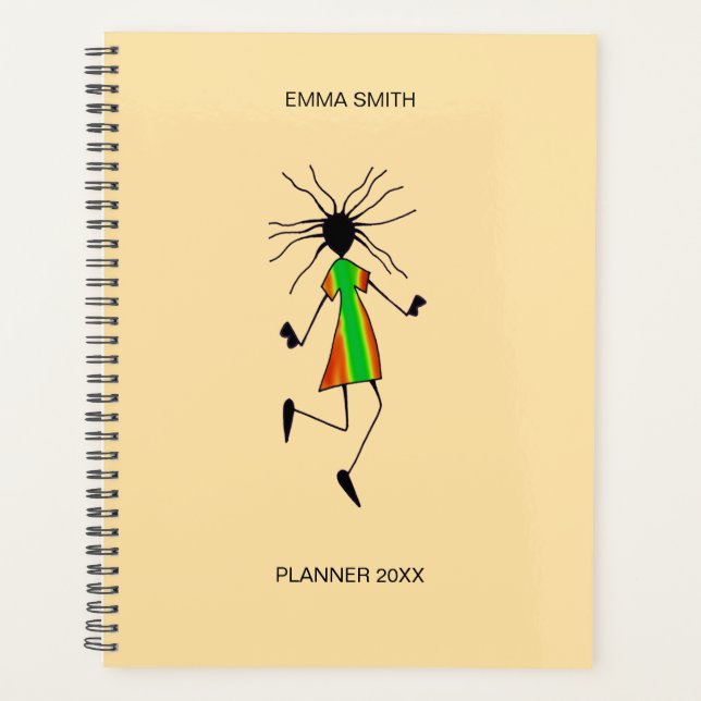 Agenda Arte abstrato Africana, Dança Reggae Incrível (Frente)