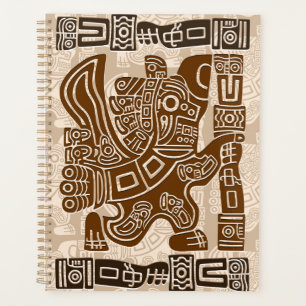 Agenda Arte Antiga Tribal do Guerreiro de Águia Asteca