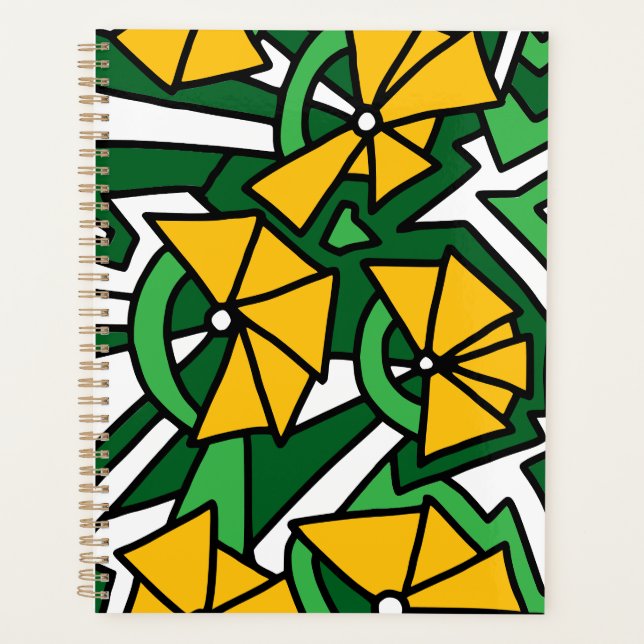 Agenda Arte de Arroz das Flores Amarelas (Frente)