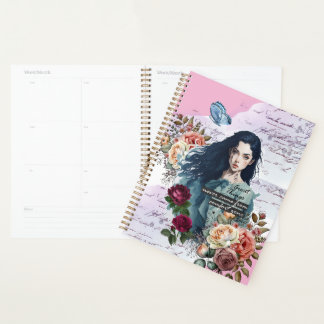 Agenda Arte de Colagem Rosa