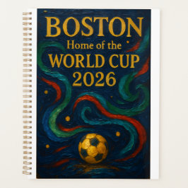 Agenda Arte de Futebol de Boston 2026 Design de Futebol