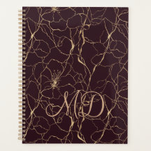 Arte de Linha Floral Luxo Material de Escritório