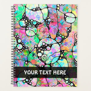 Agenda Arte de Padrão Pintado à Mão e Digitalmente 31