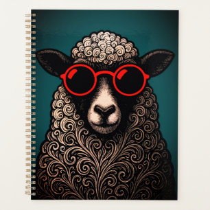 Agenda Arte de Parede de Ovelhas Legais