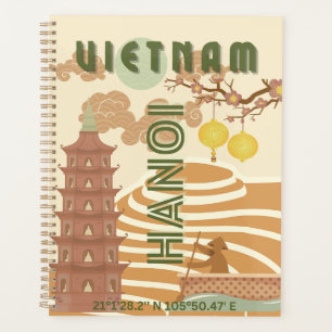 Agenda Arte de Viagem do Vietnã, Vintage
