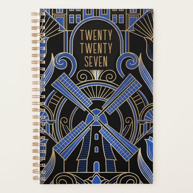 Agenda Arte Deco de Amsterdã | Moinhos de Vento Personali (Frente)