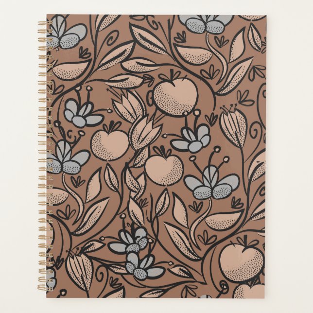 Agenda Arte do rabisco mocha (Frente)