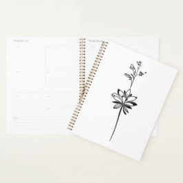 Agenda "Arte Floral Minimalista" Design elegante