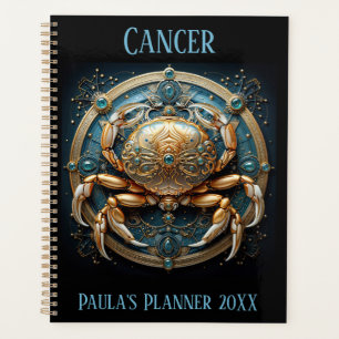 Agenda Arte Místico do Zodíaco de Câncer