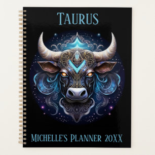 Agenda Arte Místico do Zodíaco de Touro 