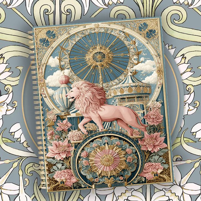 Agenda Arte Nova Romântica Circense Vintage (Criador carregado)